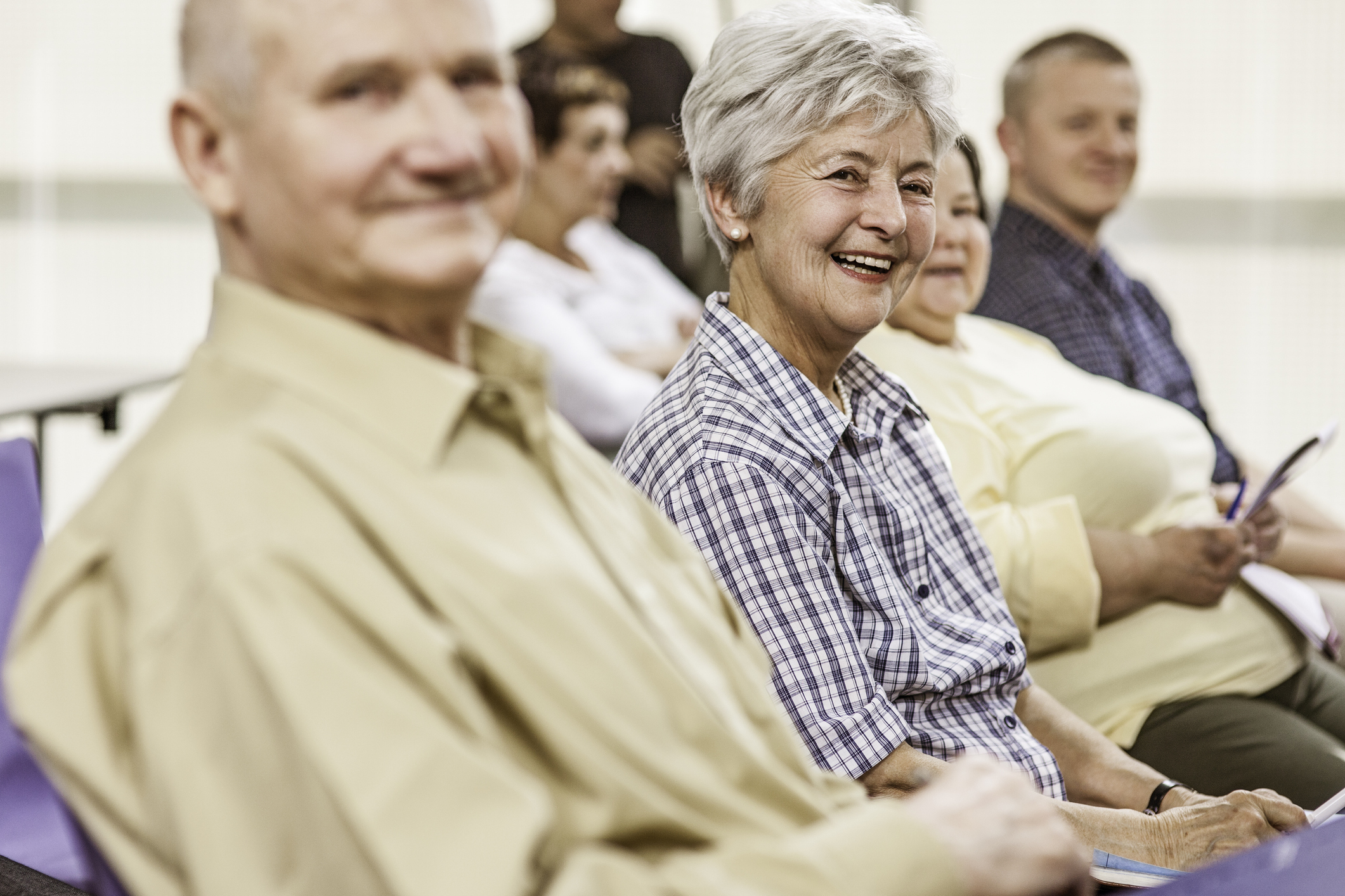 Seniors learning about Medicare